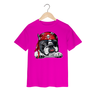 Nome do produto Camiseta Infantil Bulldog Francês Pirata