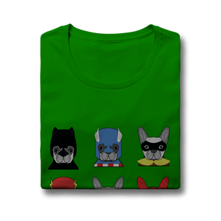Nome do produto Baby Look Cachorros Super-Heróis