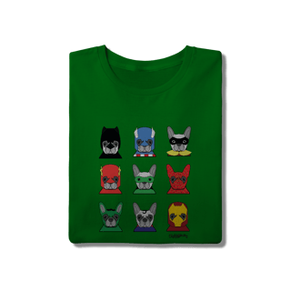 Nome do produto Camiseta Cachorros Super-Heróis