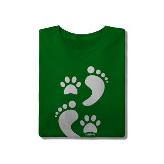 Nome do produto Camiseta Cachorro Pegadas