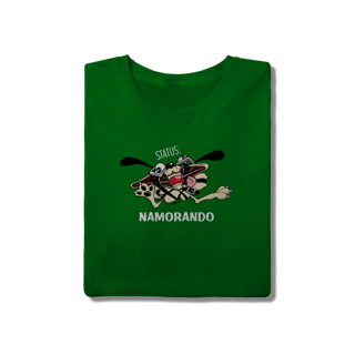 Nome do produto Camiseta Cachorro Status Namorando