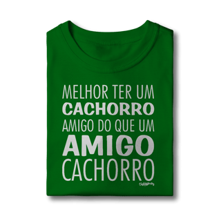 Nome do produto Camiseta Infantil Cachorro Amigo ou Amigo Cachorro