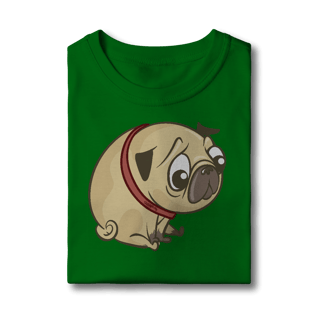 Nome do produto Camiseta Infantil Pug Carente
