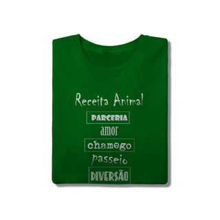Nome do produto Camiseta Cachorro Receita Animal