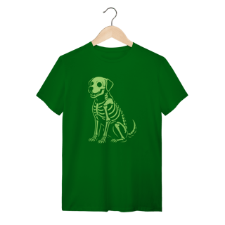 Nome do produto Camiseta Cachorro Esqueleto Neon