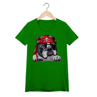 Nome do produto Baby Look Bulldog Francês Pirata