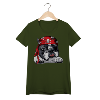 Nome do produto Baby Look Bulldog Francês Pirata
