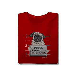 Nome do produto Camiseta Pug Bad Dog