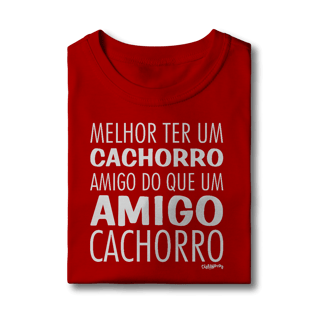 Nome do produto Camiseta Infantil Cachorro Amigo ou Amigo Cachorro