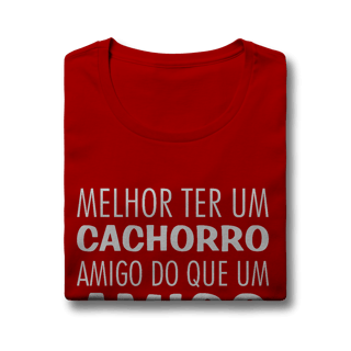 Nome do produto Baby Look Cachorro Amigo ou Amigo Cachorro