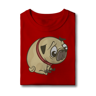 Nome do produto Camiseta Infantil Pug Carente