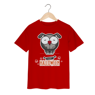 Nome do produto Camiseta Infantil Happy Halloween Cartoon Doggy