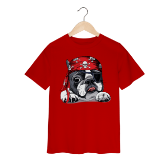 Nome do produto Camiseta Infantil Bulldog Francês Pirata