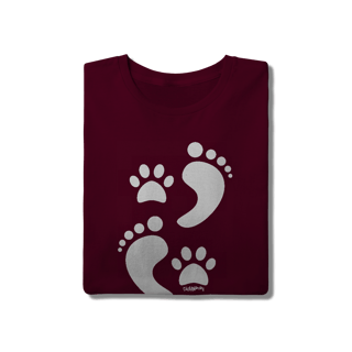 Nome do produto Camiseta Cachorro Pegadas