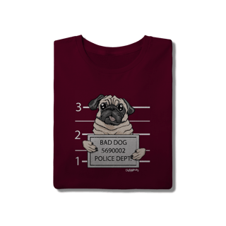 Nome do produto Camiseta Pug Bad Dog
