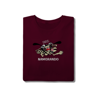 Nome do produto Camiseta Cachorro Status Namorando
