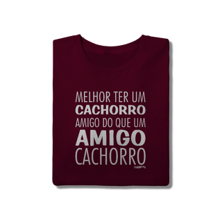 Nome do produto Camiseta Cachorro Amigo ou Amigo Cachorro