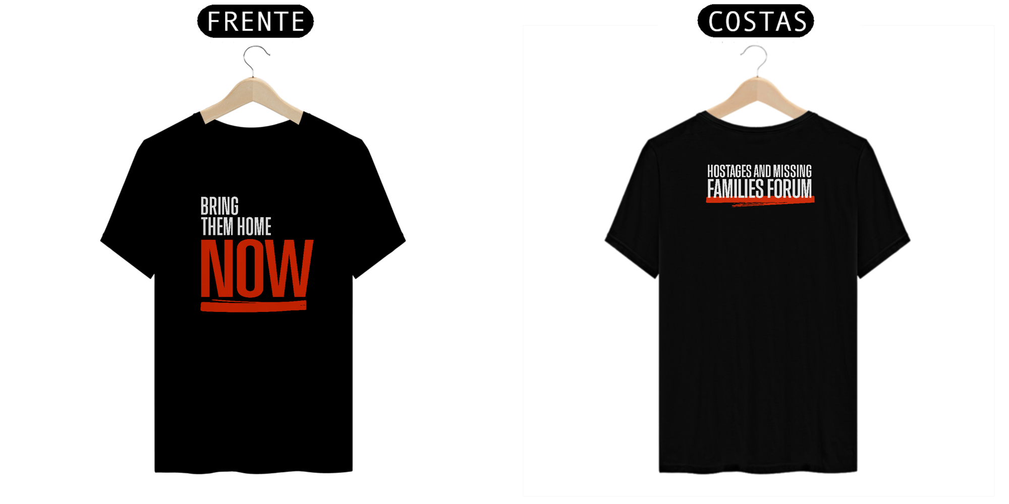 Camiseta adulto Inglês Frente/Verso