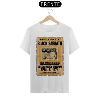 Nome do produto Camiseta Black Sabbath - Ontario Motor Speedway