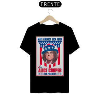 Nome do produto CAMISETA Alice Cooper - For Presidente