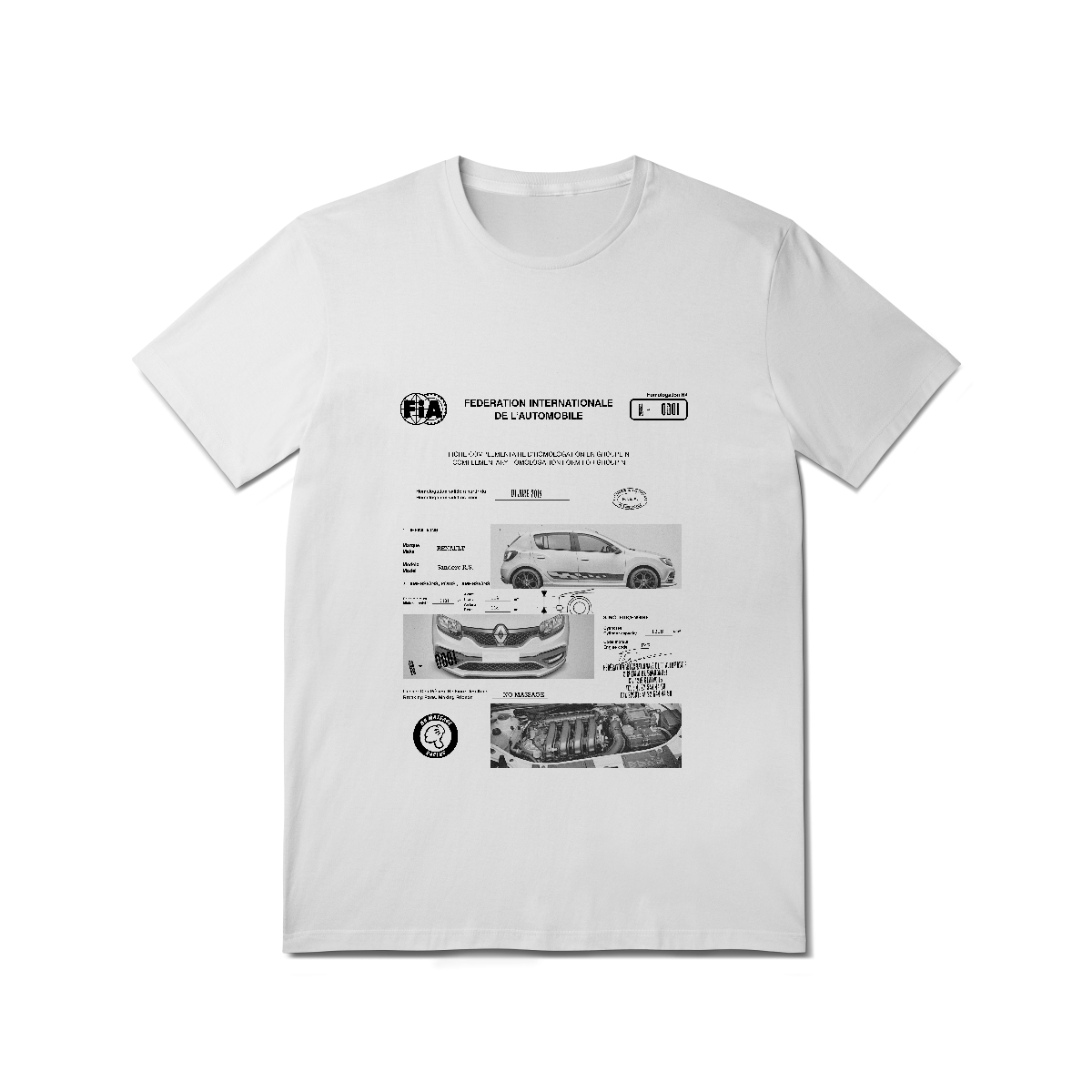 Nome do produto: Sandero Homologation White
