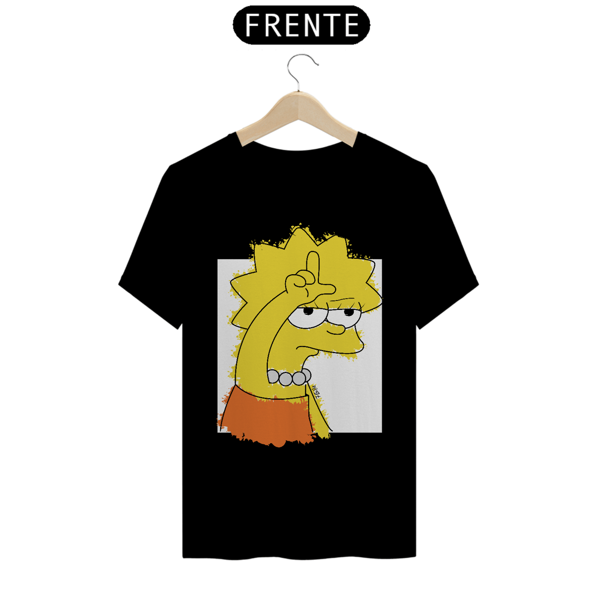 Nome do produto: Lisa Simpson - PIXIE (Arte de 7Bille)