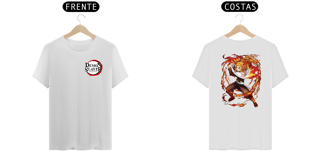 Nome do produto Camiseta Kyojuro Rengoku | Pilar das Chamas | Demon Slayer