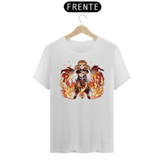 Nome do produto Camiseta Kyojuro Rengoku | Pilar das Chamas | Demon Slayer