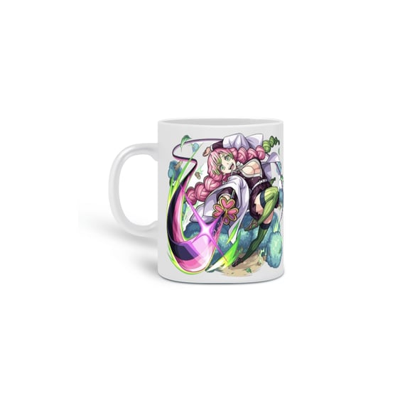 Caneca Mitsuri Kanroji | Pilar do Amor | Demon Slayer
