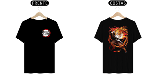 Nome do produto Camiseta Kyojuro Rengoku | Pilar das Chamas | Demon Slayer