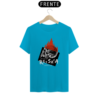 Nome do produto Camiseta nerd caveira flamejante 