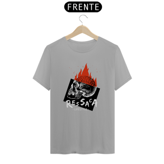 Nome do produto Camiseta nerd caveira flamejante 
