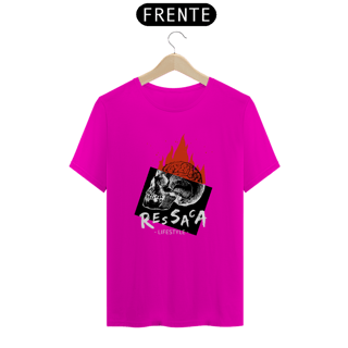 Nome do produto Camiseta nerd caveira flamejante 