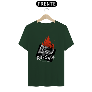 Nome do produto Camiseta nerd caveira flamejante 