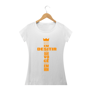 Nome do produto camisa feminina com frase religiosa 
