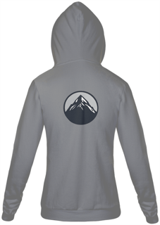 Nome do produto moletom com zíper unissex oficial da ShirtFusion
