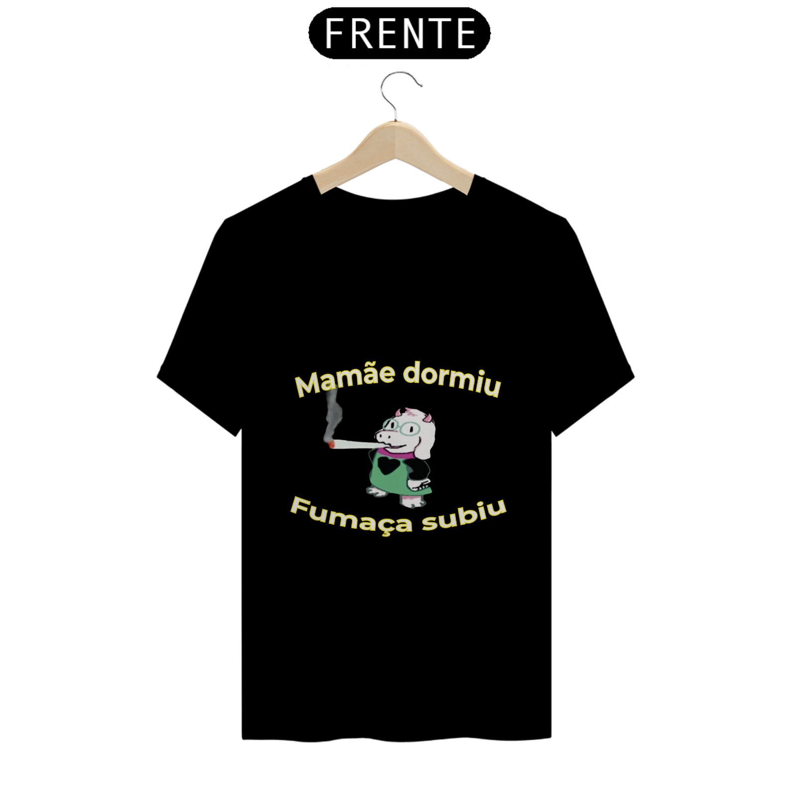 T-Shirt Classic Mamãe dormiu, Fumaça subiu em