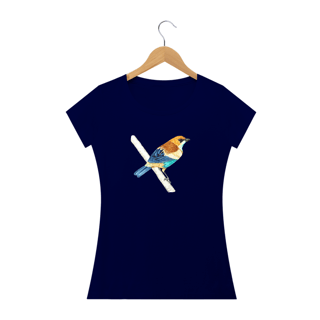 Nome do produtoSaíra-preciosa, Camiseta Baby Long Quality