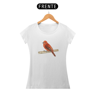 Nome do produtoSanhaço-de-fogo, Camiseta Baby Long Quality