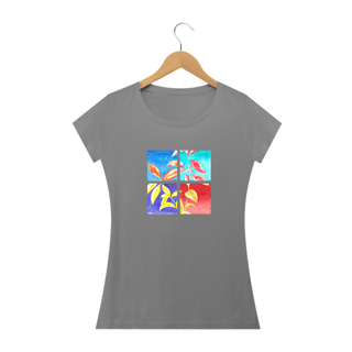 Nome do produtoBotânica Pop, Camiseta Baby Long Quality