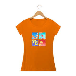 Nome do produtoBotânica Pop, Camiseta Baby Long Quality