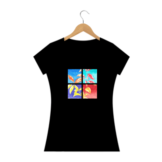 Nome do produtoBotânica Pop, Camiseta Baby Long Quality