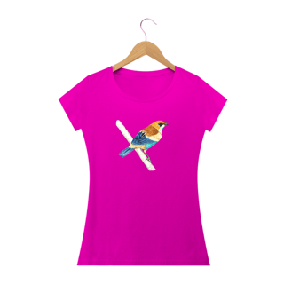 Nome do produtoSaíra-preciosa, Camiseta Baby Long Quality