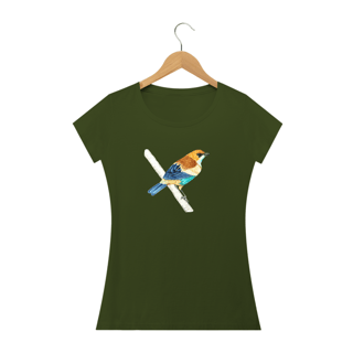Nome do produtoSaíra-preciosa, Camiseta Baby Long Quality