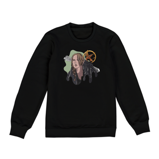 Nome do produto Moletom Fechado Ellart Katniss Jogos Vorazes Hunger Games