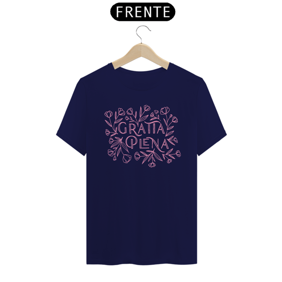 Camiseta Basic Gratia Plena Rosa