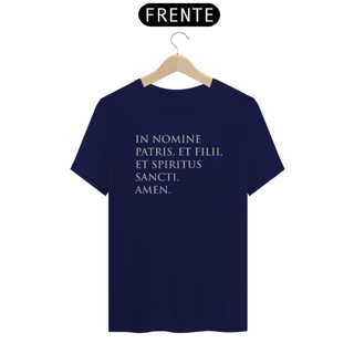 Camiseta Basic Sinal da Cruz Cinza