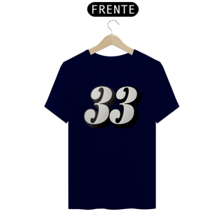 Nome do produto Camiseta Clássica 33 Idade de Cristo