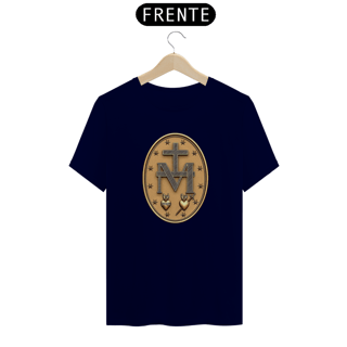 Nome do produto Camiseta Clássica Medalha Milagrosa Detalhe