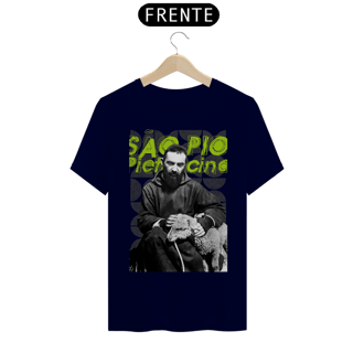 Nome do produto Camiseta Clássica Padre Pio de Pietrelcina e a Ovelha